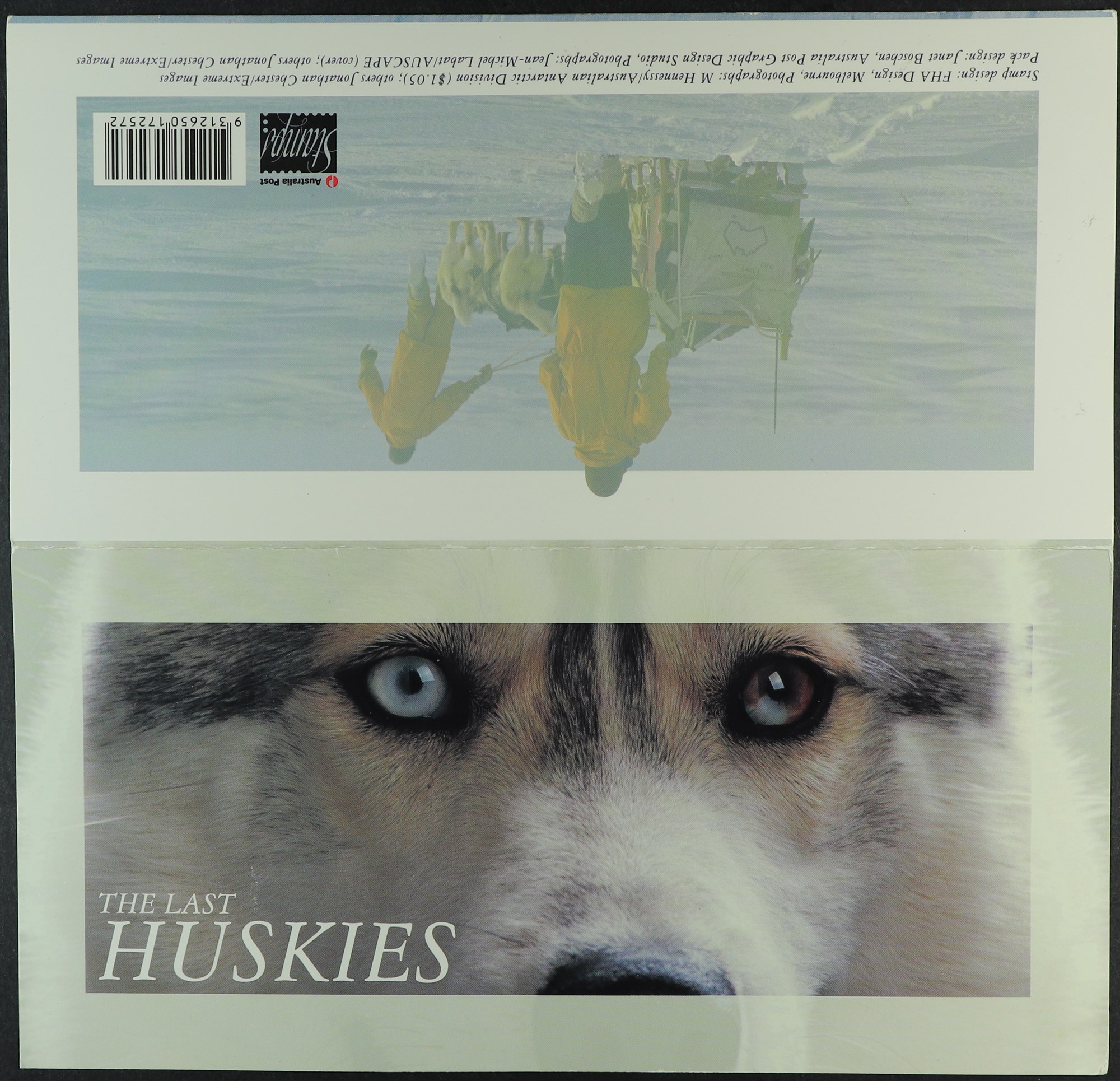 AUSTRALIAN ANT.TERR 1994 Departure of Huskies from Antarctica set, the 85c value with printers - Image 2 of 3