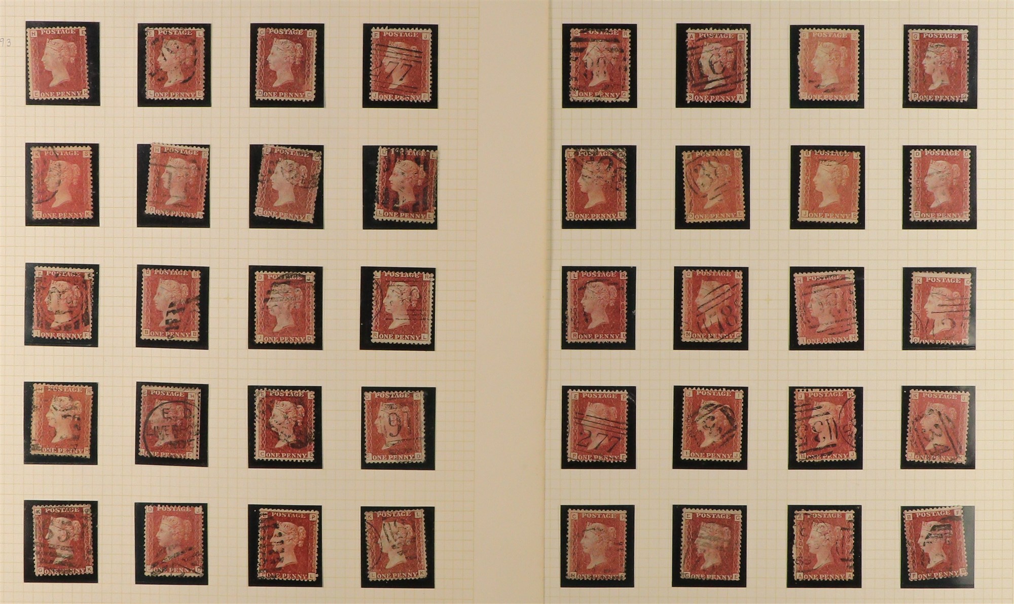 GREAT BRITAIN 1840-2004 USED COLLECTION in six hingeless Lindner albums, includes 1840 1d Penny - Image 2 of 28