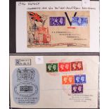GB.FIRST DAY COVERS 1940 - 1948 group of 4 FDC's. 1940 Stamp Centenary set on illustrated, typed fdc