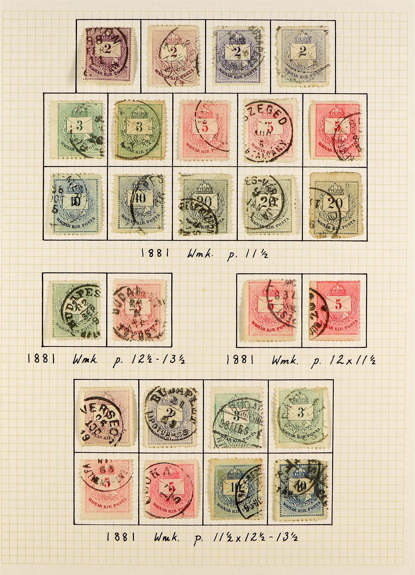 HUNGARY 1871 - 1944 COLLECTION of 1000+ mostly mint stamps, many sets, 'back of the book' with - Image 21 of 34