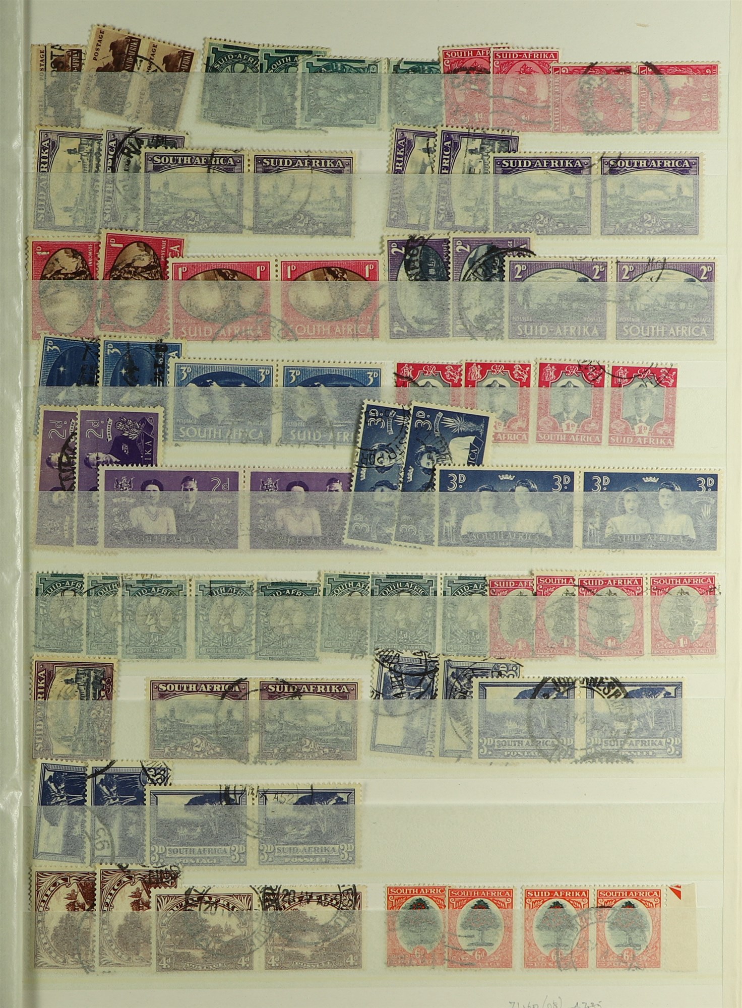 SOUTH AFRICA 1913 - 2000 COLLECTION / ACCUMULATION of 1500+ mint / never hinged mint & used stamps - Image 7 of 15