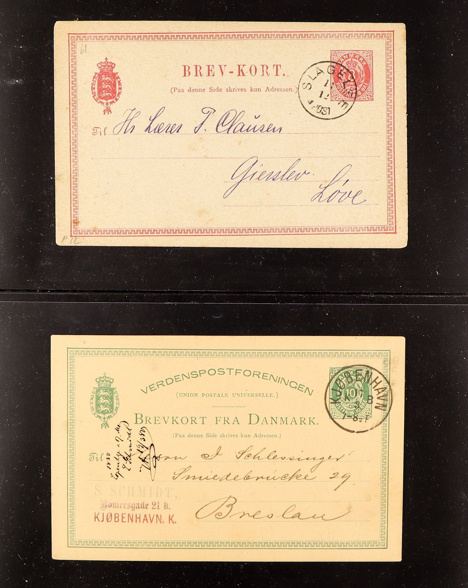 DENMARK POSTAL STATIONERY 1880's - 1999 collection of 250+ used postal cards (chiefly pre-1945) - Image 2 of 10