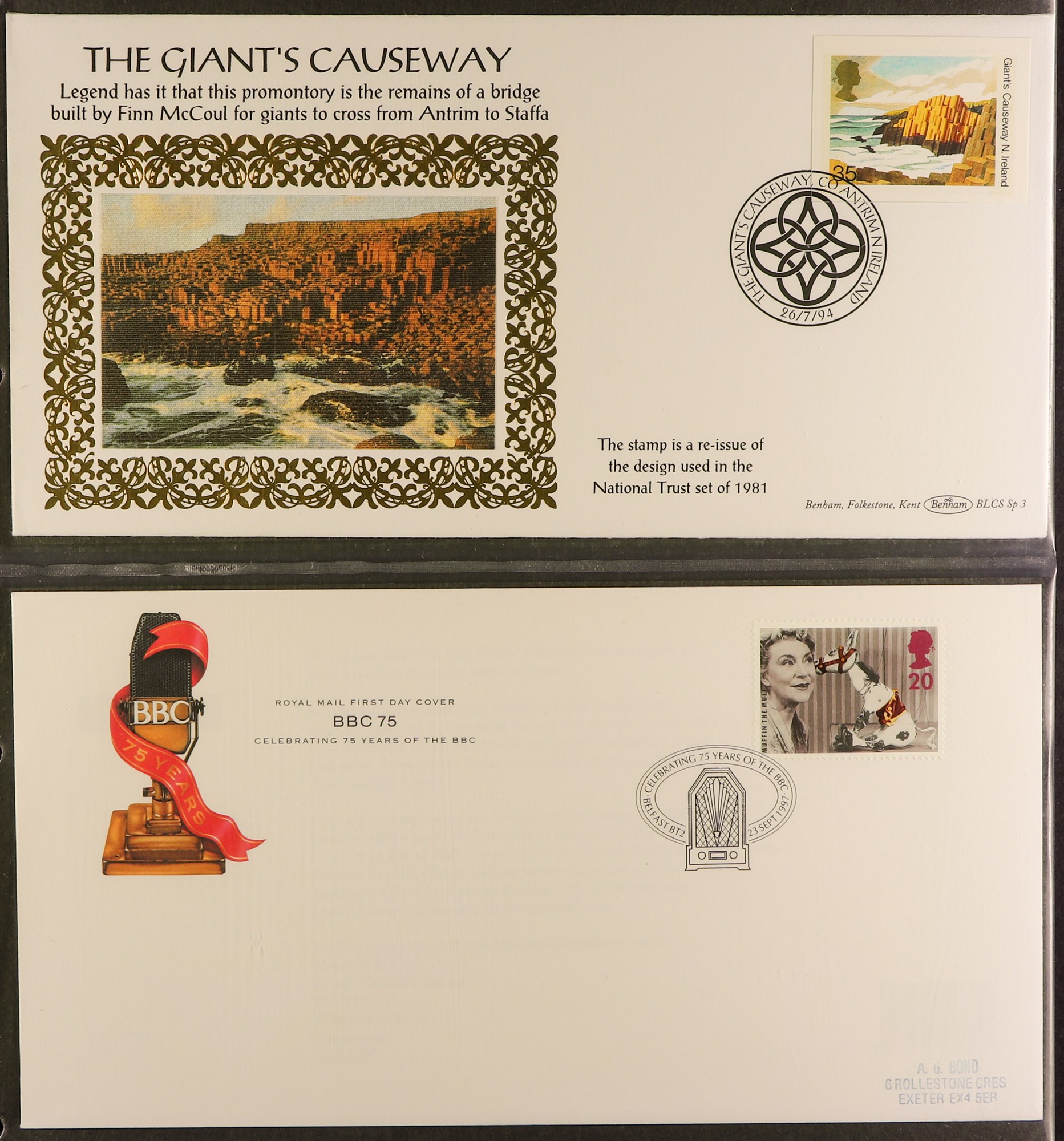 GB.FIRST DAY COVERS 1962 - 1990 COLLECTION of 'Regional' covers in 3 albums. Also includes loose - Image 15 of 34