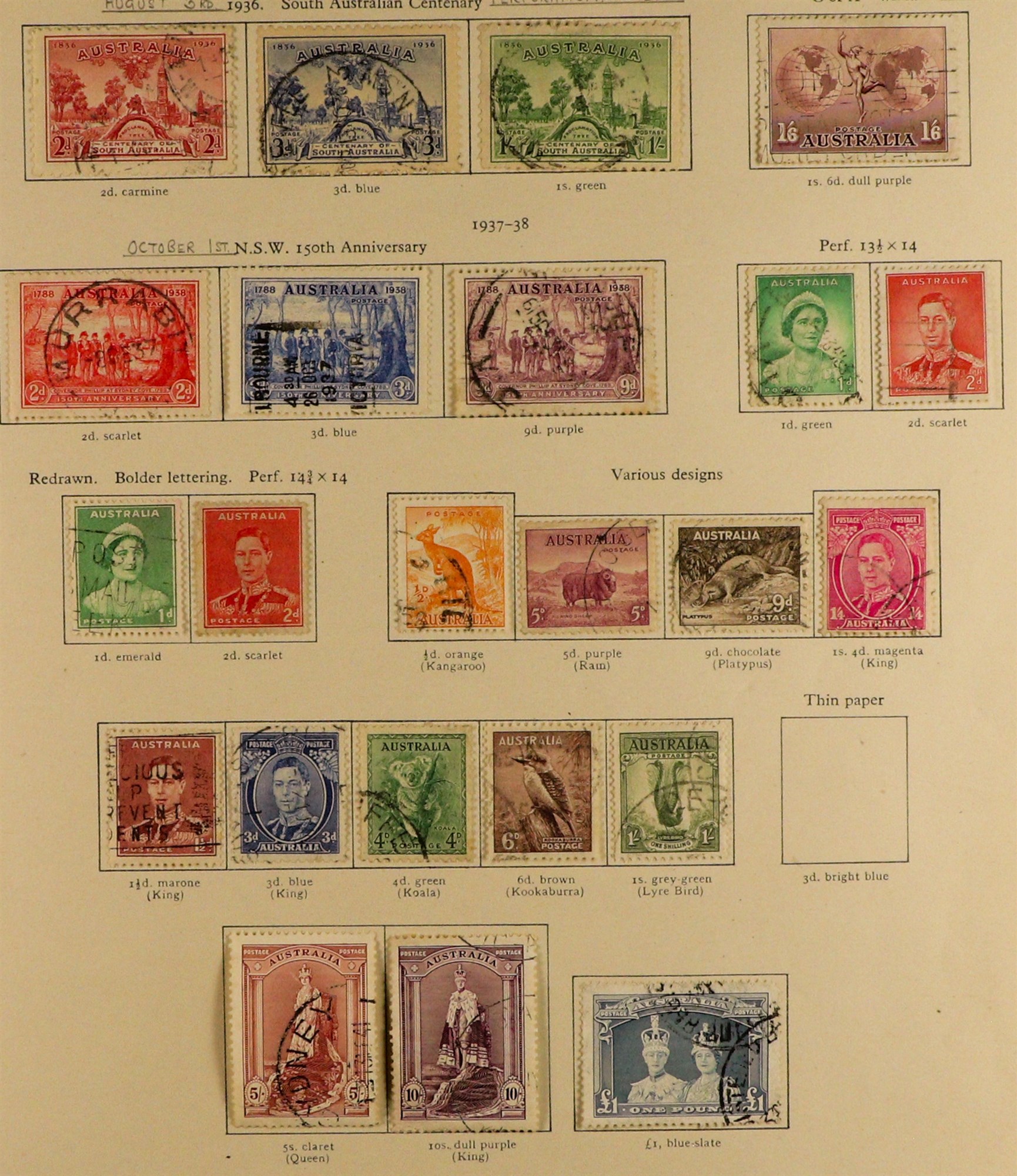 COLLECTIONS & ACCUMULATIONS COMMONWEALTH KING GEORGE VI VERY FINE USED COLLECTION in 3 well-filled - Image 3 of 48