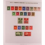 COLLECTIONS & ACCUMULATIONS COMMONWEALTH - OVERPRINTS ON GREAT BRITAIN interesting collection of