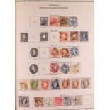 COLLECTIONS & ACCUMULATIONS WORLD COLLECTION 1850's-1930's mint & used stamps in two 1930 Ideal