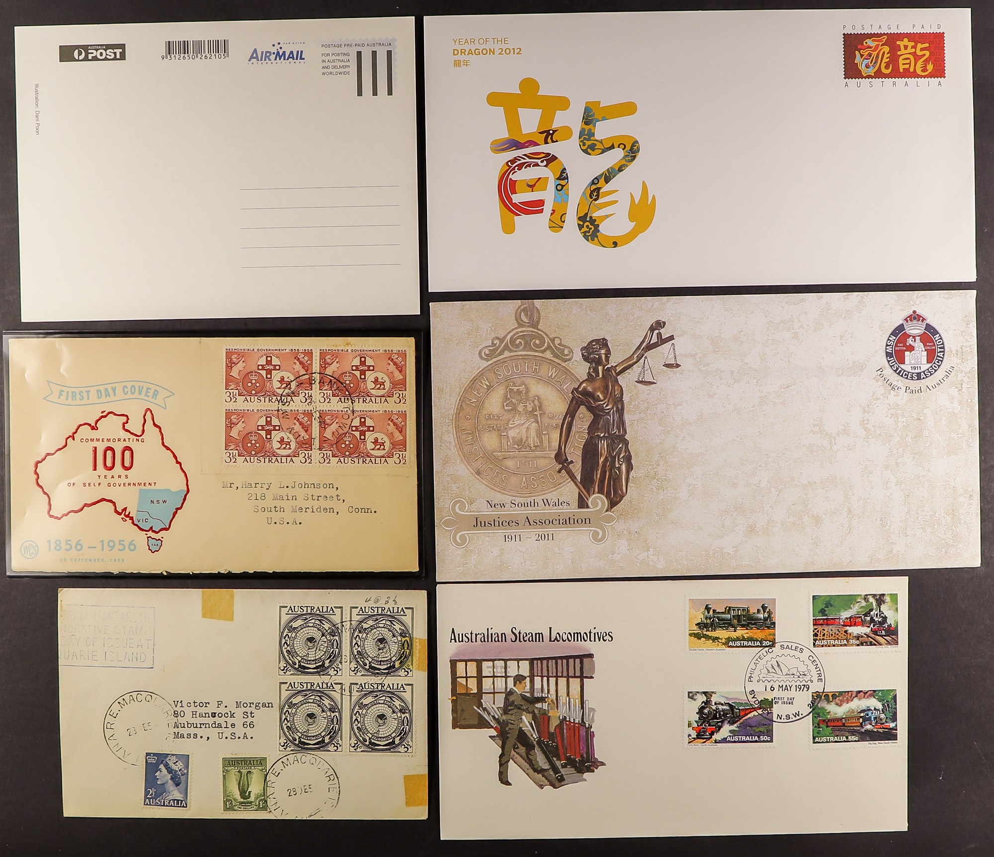 AUSTRALIA 1945 - 2012 COVERS a box with mainly unused postal Stationery cards with many complete - Bild 2 aus 5