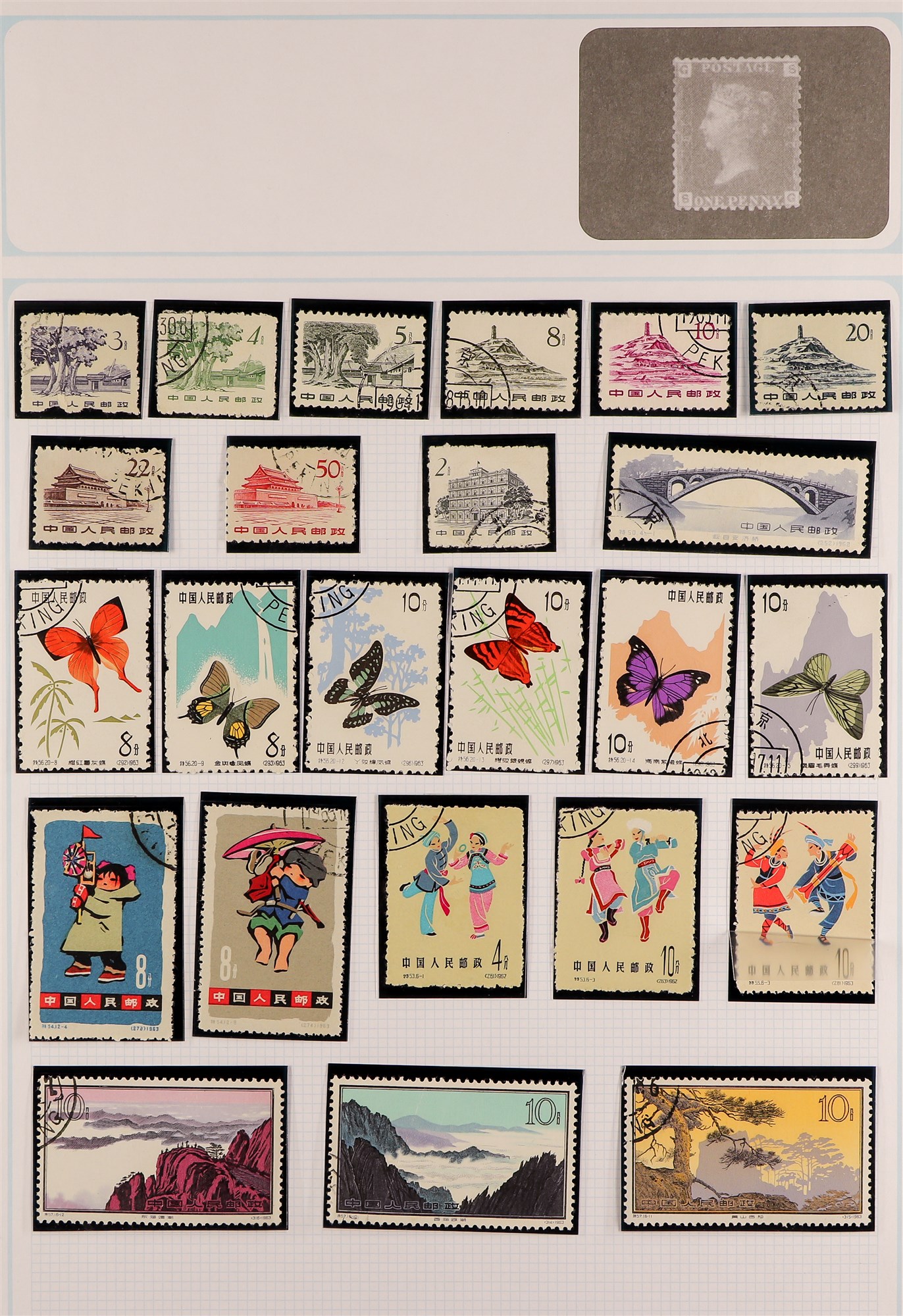 COLLECTIONS & ACCUMULATIONS WORLD COLLECTION 1890's to 1990's mint & used stamps in mostly hingeless - Image 9 of 41