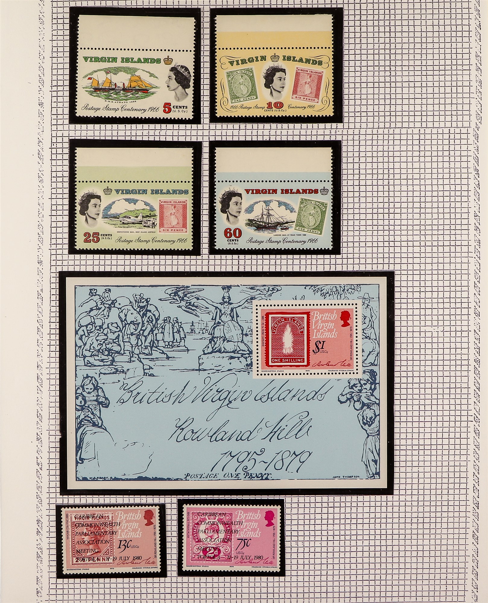 COLLECTIONS & ACCUMULATIONS 'STAMPS ON STAMPS' TOPICAL COLLECTION of 1400+ chiefly never hinged mint - Image 32 of 35