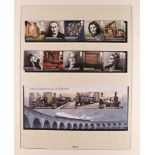 GB.ELIZABETH II 1971-2013 COMPREHENSIVE NEVER HINGED MINT COLLECTION in five hingeless Lindner