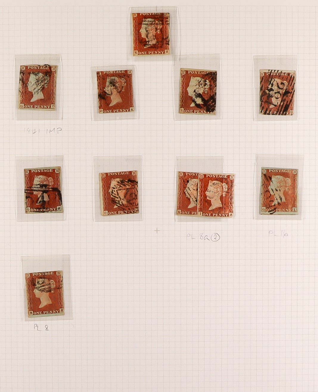 GB.QUEEN VICTORIA 1840-1870 LINE ENGRAVED ISSUES USED COLLECTION in hingeless mounts on pages, - Image 4 of 14