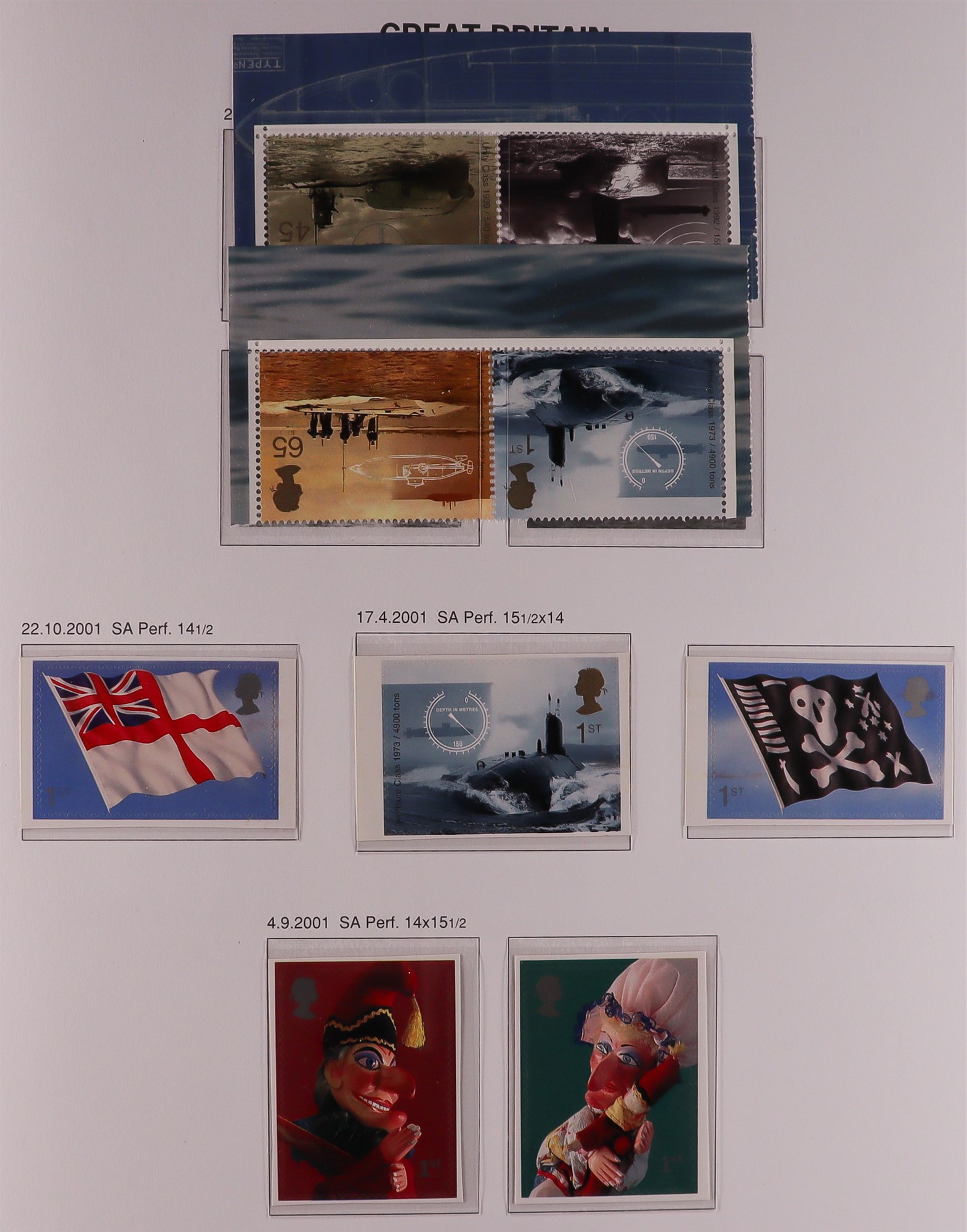 GB.ELIZABETH II 1971 - 2006 COLLECTION in three Davo albums. All commemorative stamps, greetings - Image 2 of 6