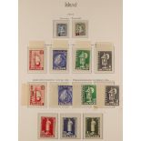 ICELAND 1931 - 1947 MINT / MUCH NEVER HINGED MINT collection of sets & miniature sheets. Facit stc