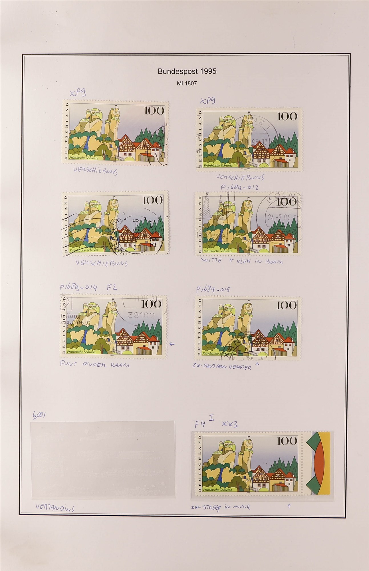 GERMANY WEST 1996 - 1999 SPECIALIZED COLLECTION of over 2000 mint, never hinged mint and used - Image 32 of 35