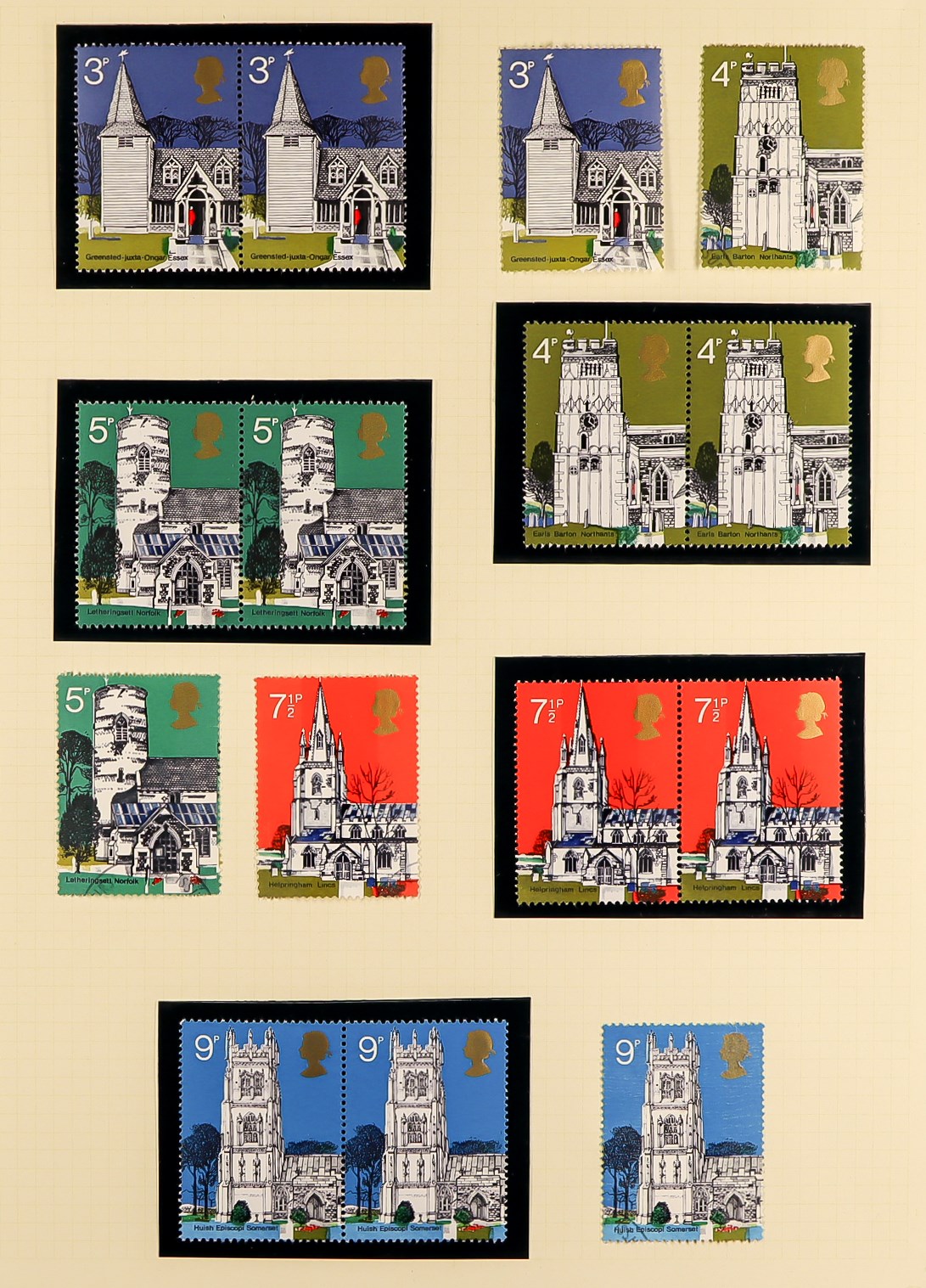 GREAT BRITAIN 1937-1980's NEVER HINGED MINT COLLECTION in two albums, includes 1937-47 set incl - Image 26 of 33