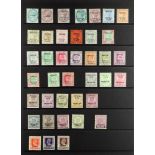 INDIAN CONVENTION STATES PATIALA 1884 - 1946 collection of 70+ mint stamps on protective pages, note