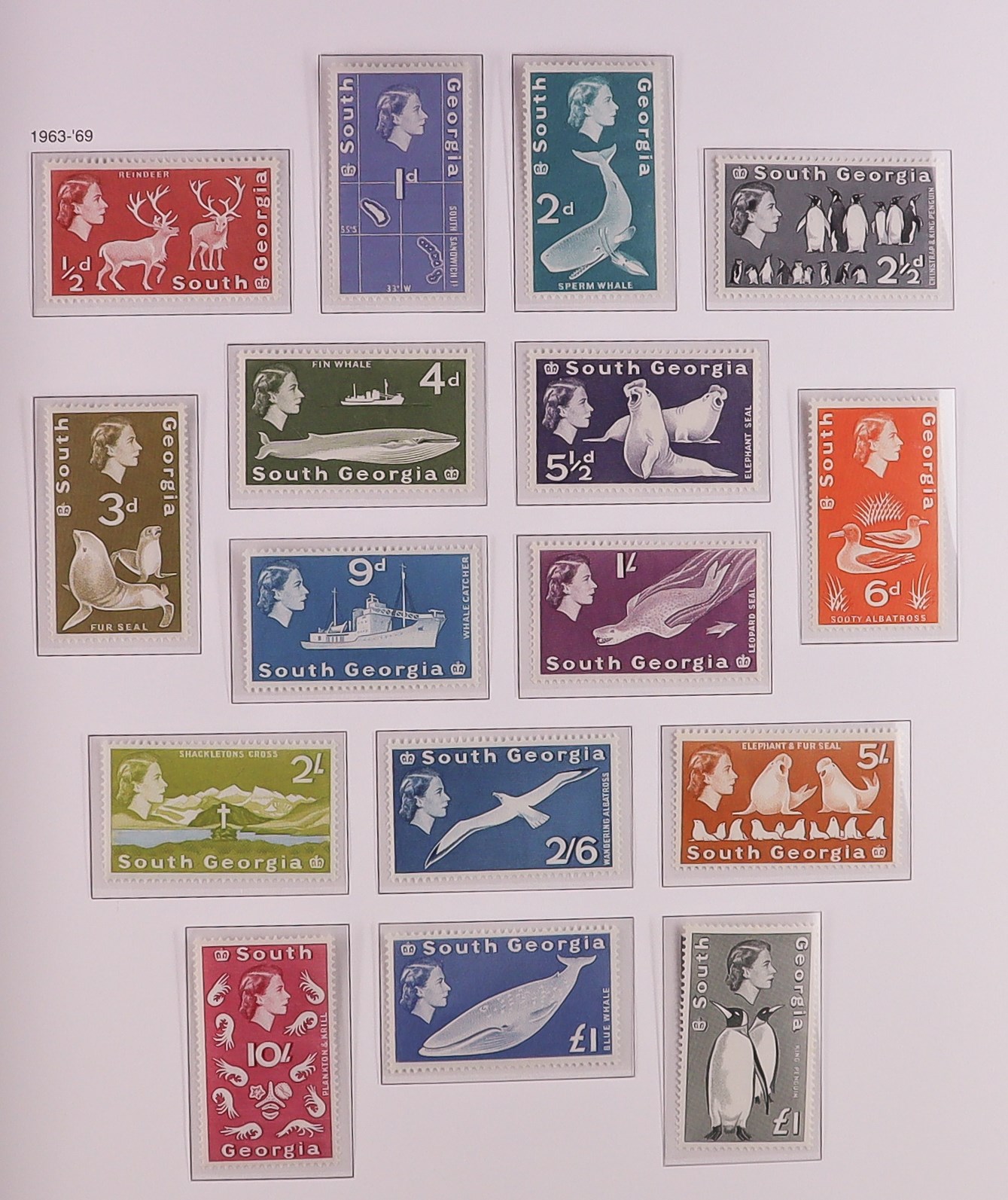 FALKLAND IS. DEPS. 1944 - 2009 NEVER HINGED MINT COLLECTION of Dependencies and South Georgia on