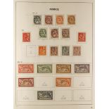 FRANCE 1900 - 1939 MINT COLLECTION of chiefly complete sets, note 1900-24 Mouchon basic set, 1914