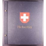 SWITZERLAND DAVO "SWITZERLAND" ALBUM with all pages to the end of 1994 (stamps to 1990) in slip