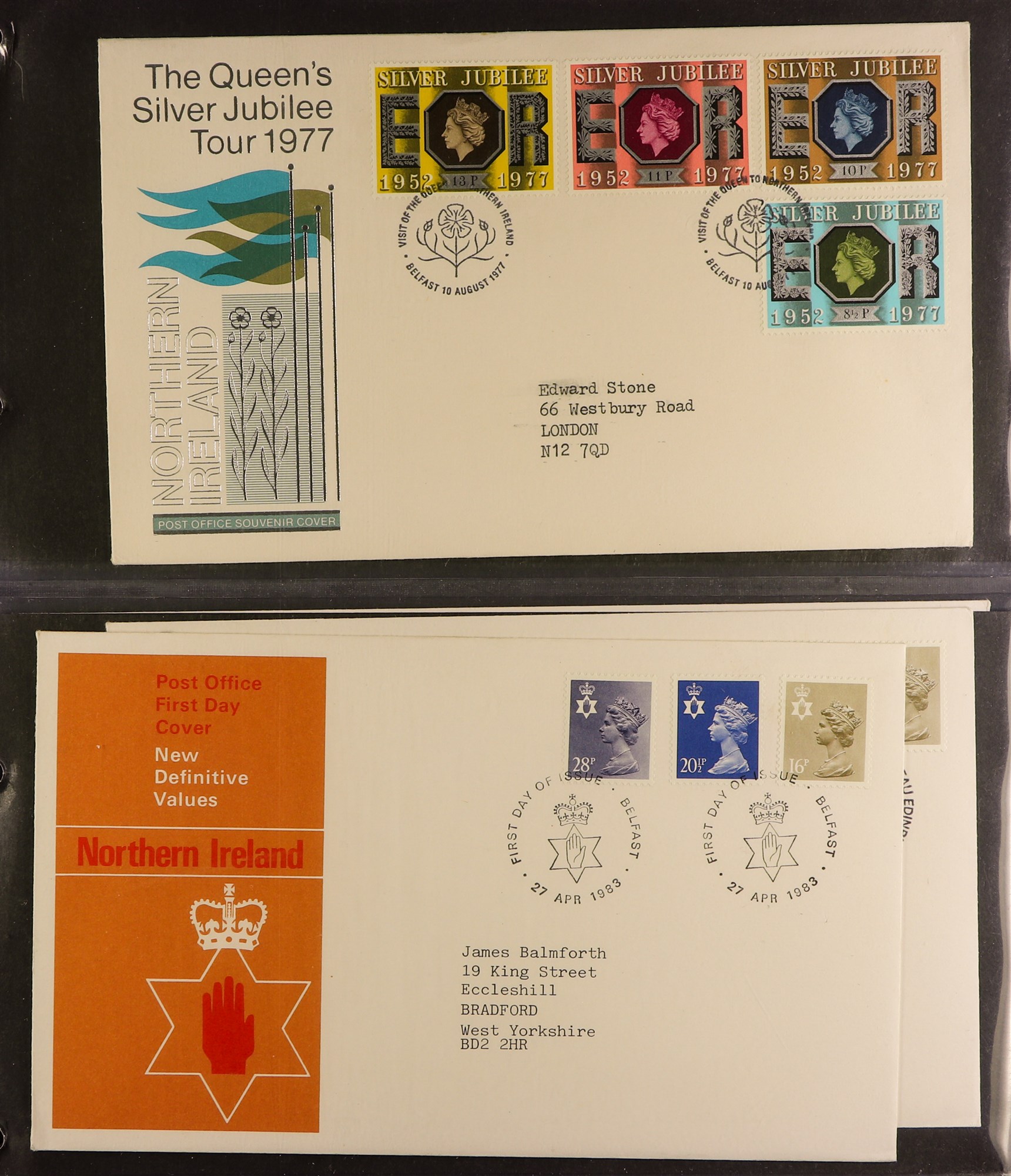 GB.FIRST DAY COVERS 1962 - 1990 COLLECTION of 'Regional' covers in 3 albums. Also includes loose - Image 26 of 34