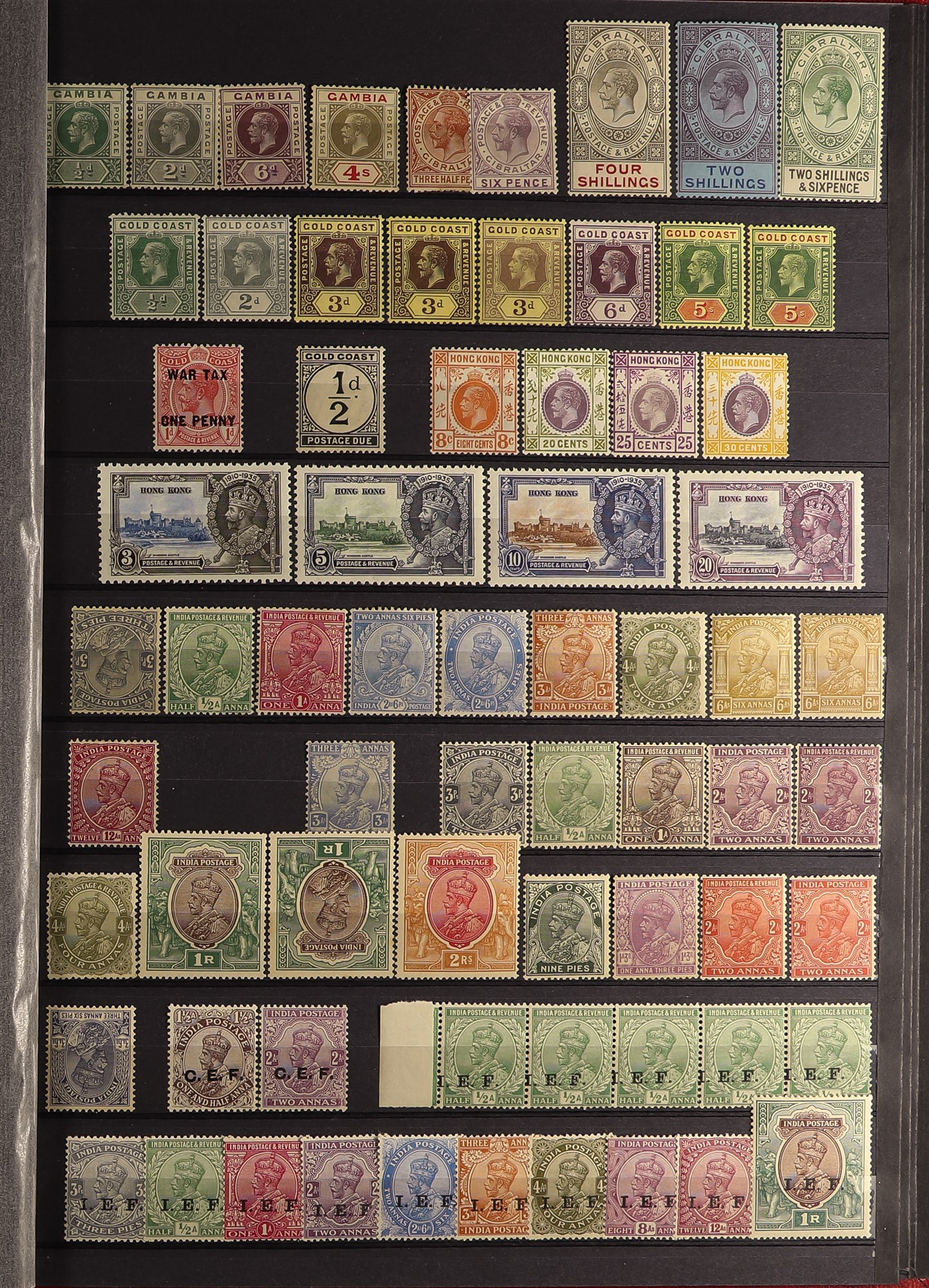 COLLECTIONS & ACCUMULATIONS COMMONWEALTH - KING GEORGE 5TH MINT COLLECTION of 750+ stamps on - Image 7 of 12