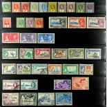 GILBERT & ELLICE IS 1912 - 1979 COLLECTION of fine used stamps on protective pages, chiefly complete