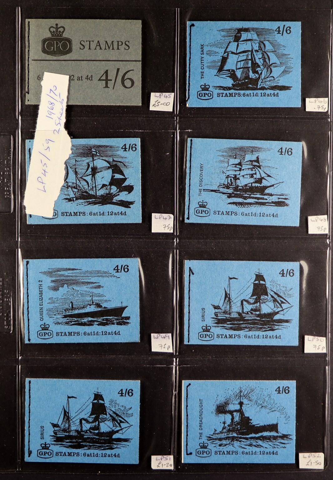 GREAT BRITAIN BOOKLETS 1904-1970 collection in album, all identified, includes 1904 2s½d, 1935 5s ( - Image 8 of 19