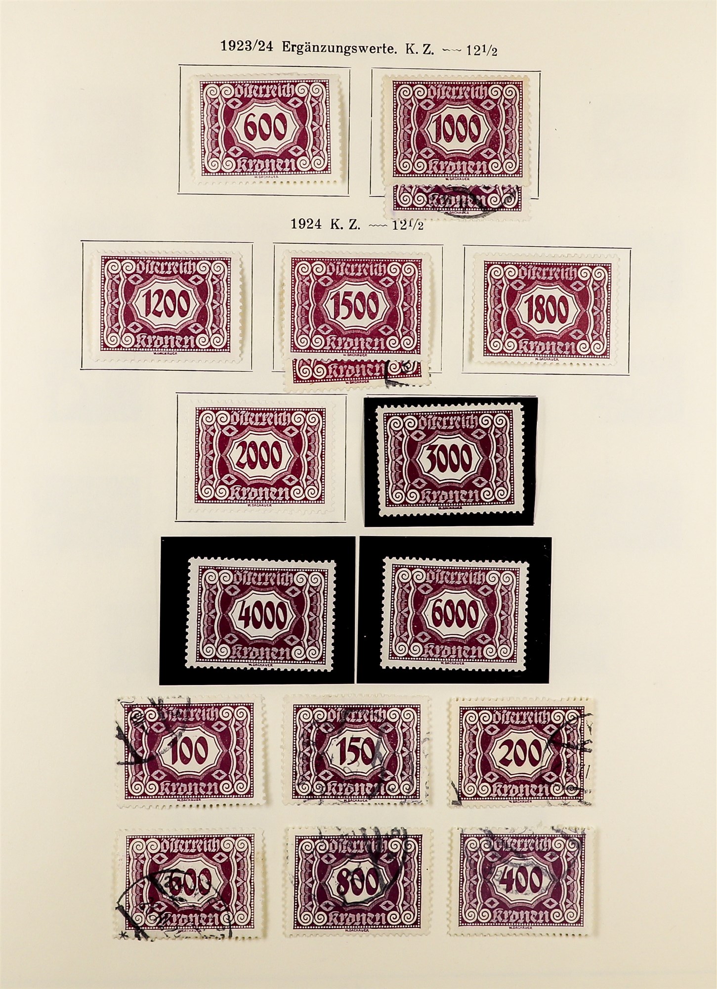 AUSTRIA 1918 - 1937 REPUBLIC COLLECTION of chiefly mint / never hinged mint sets in album incl - Image 12 of 22
