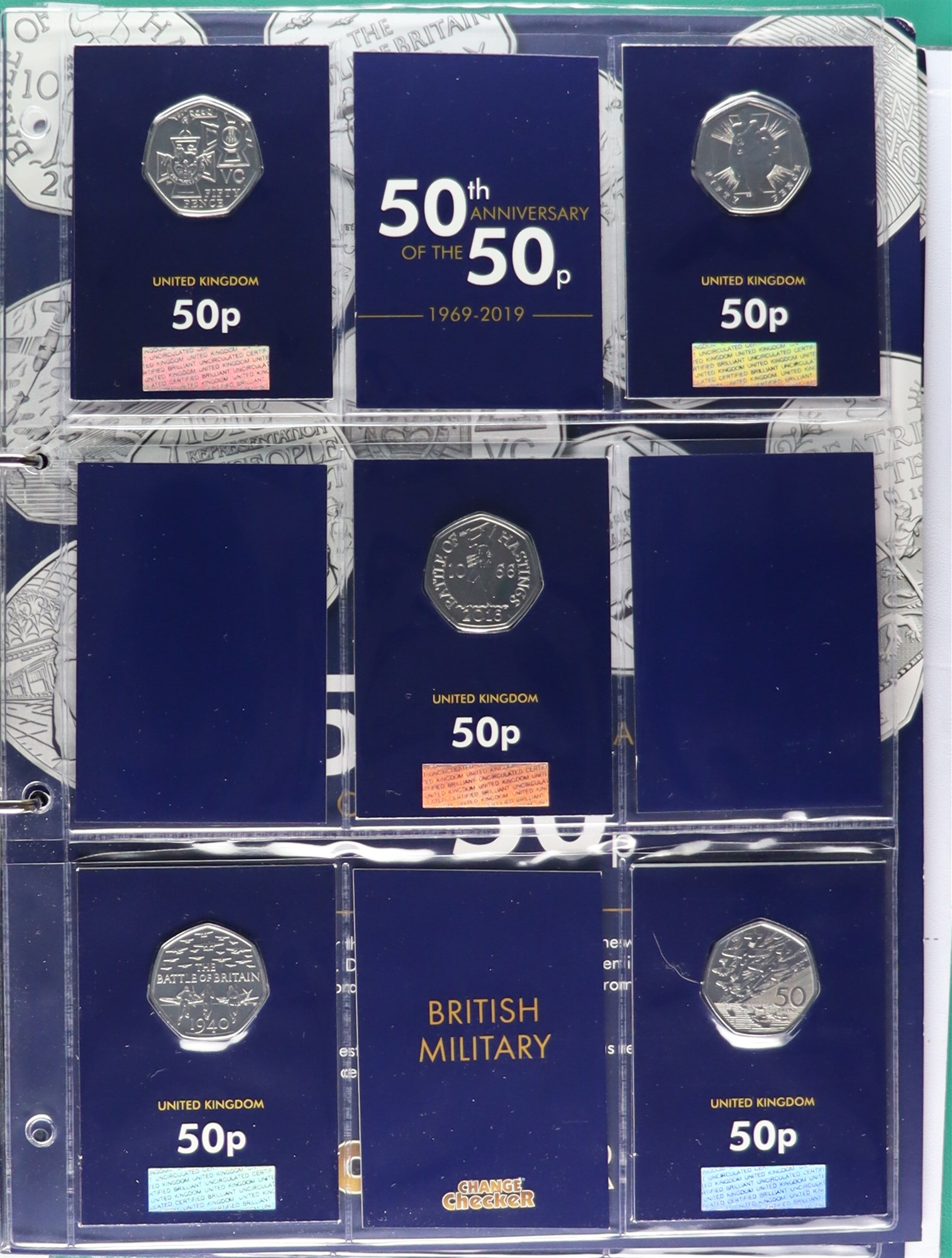 MODERN COIN COLLECTION. Includes 3 sets of the Change Checker 50p collections (Kew Gardens, - Image 5 of 6