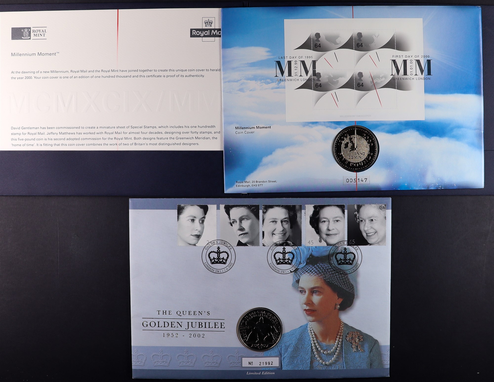 COIN COVERS collection of British 1981 - 2005 chiefly Royal Mail / Royal Mint special covers with - Image 3 of 4