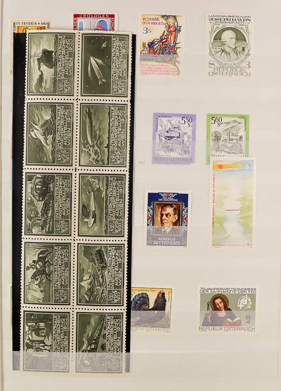 COLLECTIONS & ACCUMULATIONS WORLD WIDE MINT / NEVER HINGED MINT STAMPS in stock books, packets, - Image 15 of 17