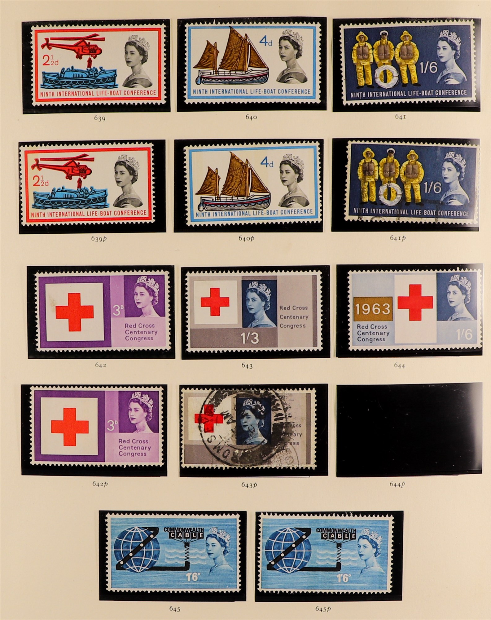 GREAT BRITAIN 1840-1980 COLLECTION Mint (later issues mostly never hinged) & used stamps in - Image 10 of 15