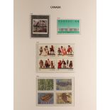 CANADA 1990 - 2002 NEVER HINGED MINT COLLECTION in DAVO Canada hingeless album, largely complete (