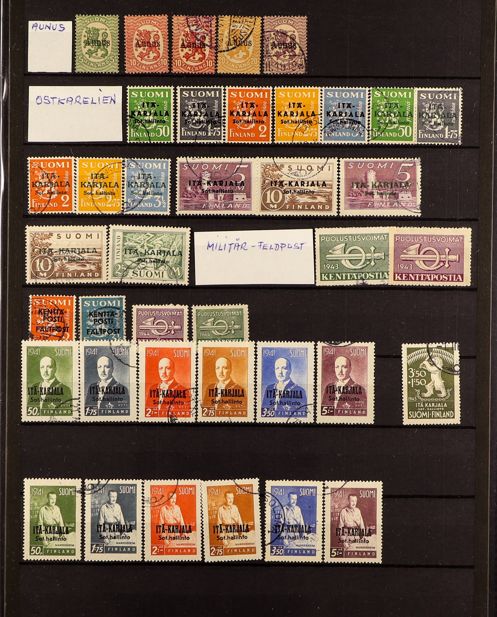 FINLAND 1860 - 2010's ACCUMULATION IN CARTON of mint / never hinged mint & used stamps and miniature - Image 20 of 34