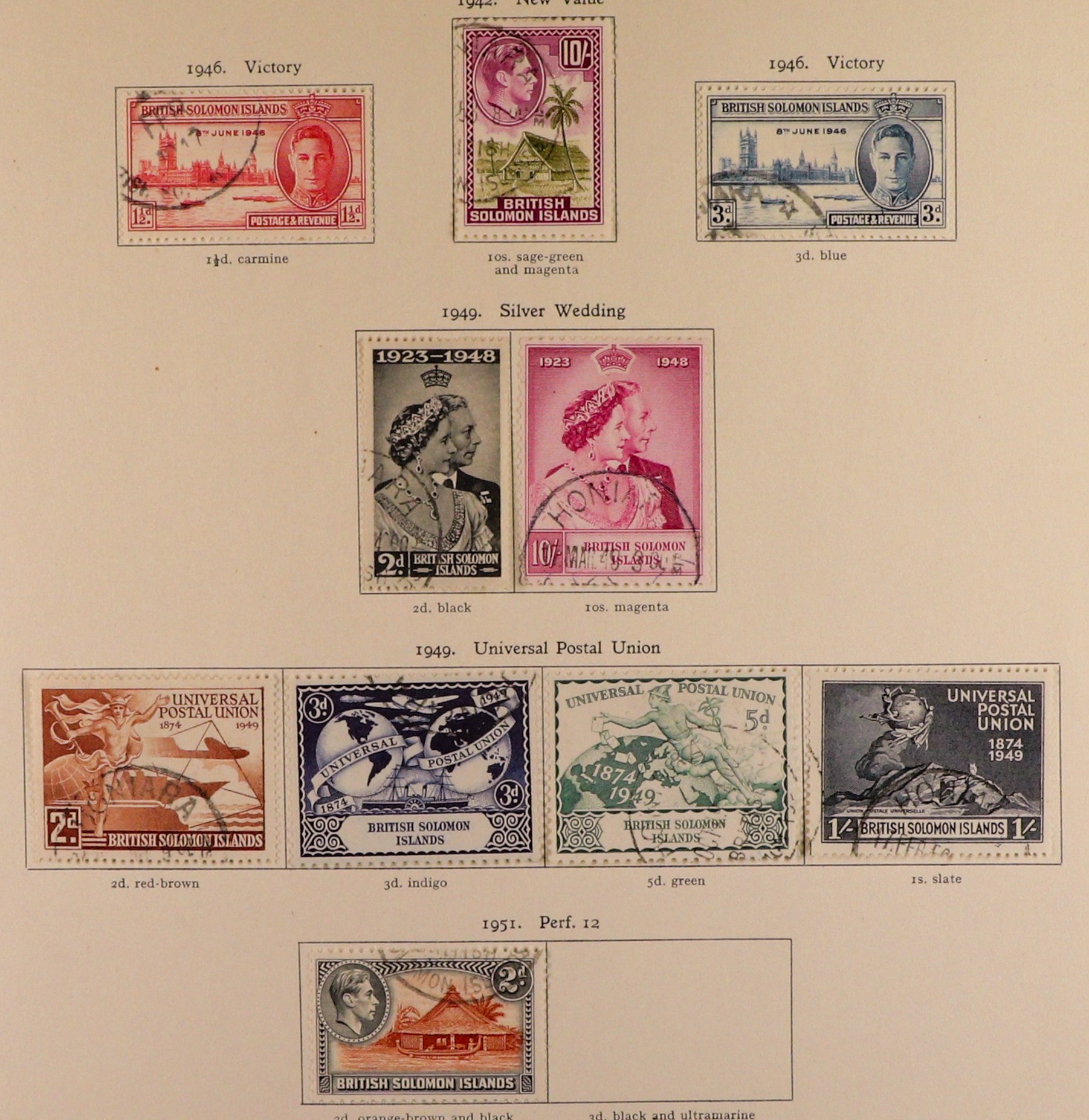 COLLECTIONS & ACCUMULATIONS COMMONWEALTH KING GEORGE VI VERY FINE USED COLLECTION in 3 well-filled - Image 8 of 48