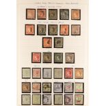 TURKS & CAICOS IS. 1867 - 1909 COLLECTION of 57 mint & used stamps, note 1867 1d (2, one unused), 6d