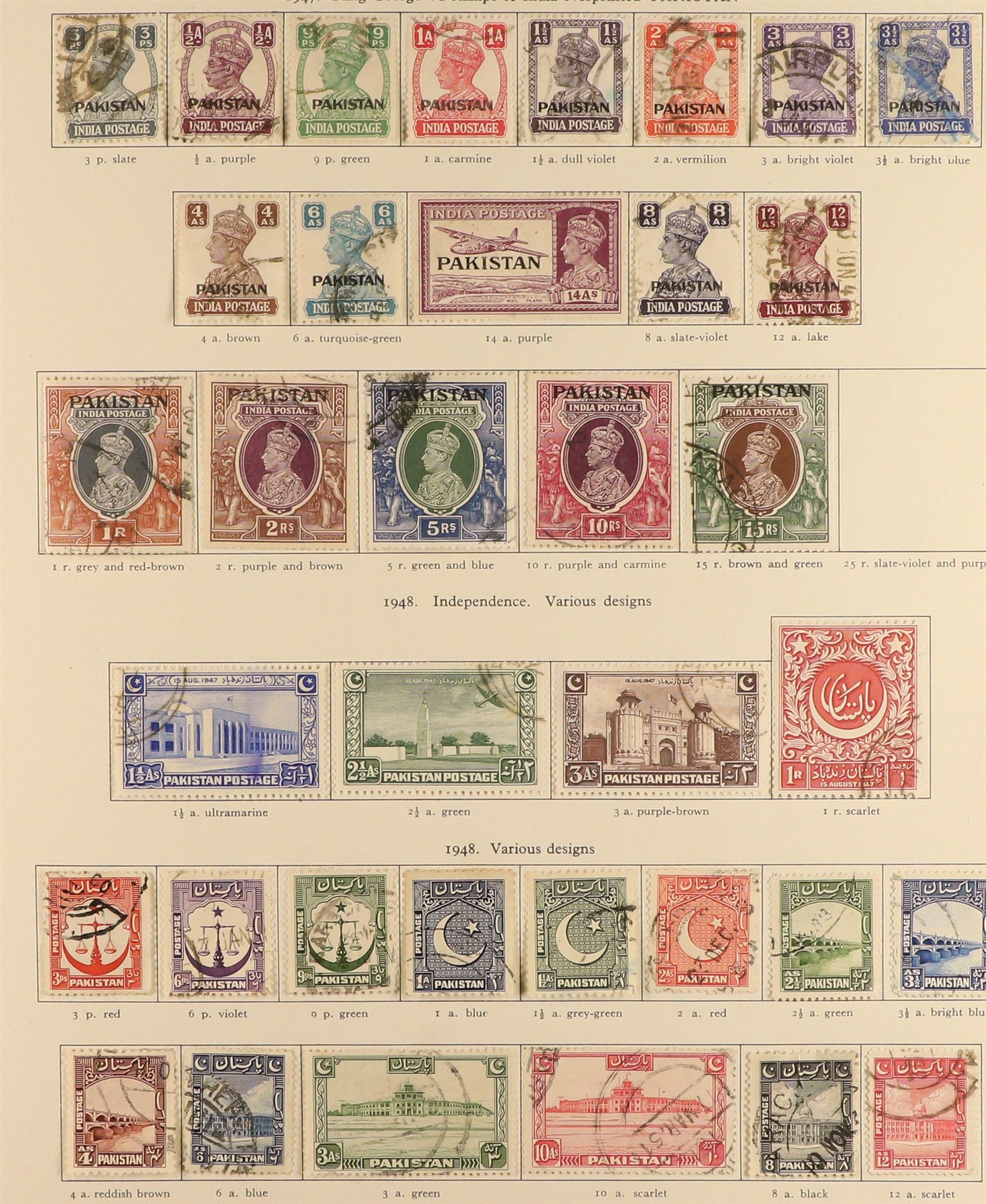 COLLECTIONS & ACCUMULATIONS COMMONWEALTH KING GEORGE VI VERY FINE USED COLLECTION in 3 well-filled - Image 37 of 48