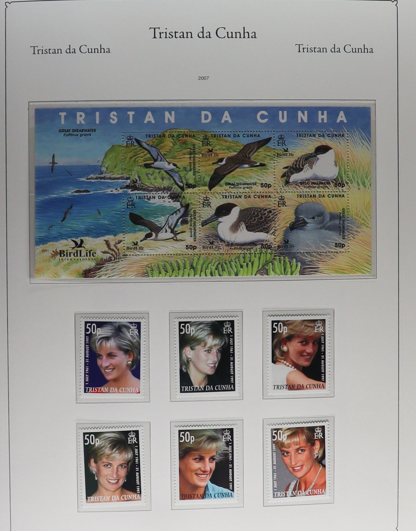 TRISTAN DA CUNHA 1952 - 2006 COLLECTIONS in six binders. Comprising of 1952 - 1980 in album - Image 5 of 13