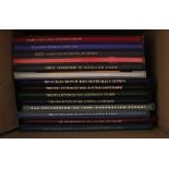 AUSTRALIA 1982-2008 YEAR BOOKS 1982, 1984-86, 1989, 1991, 1995-96, 2001 & 2004-08 'Collections of