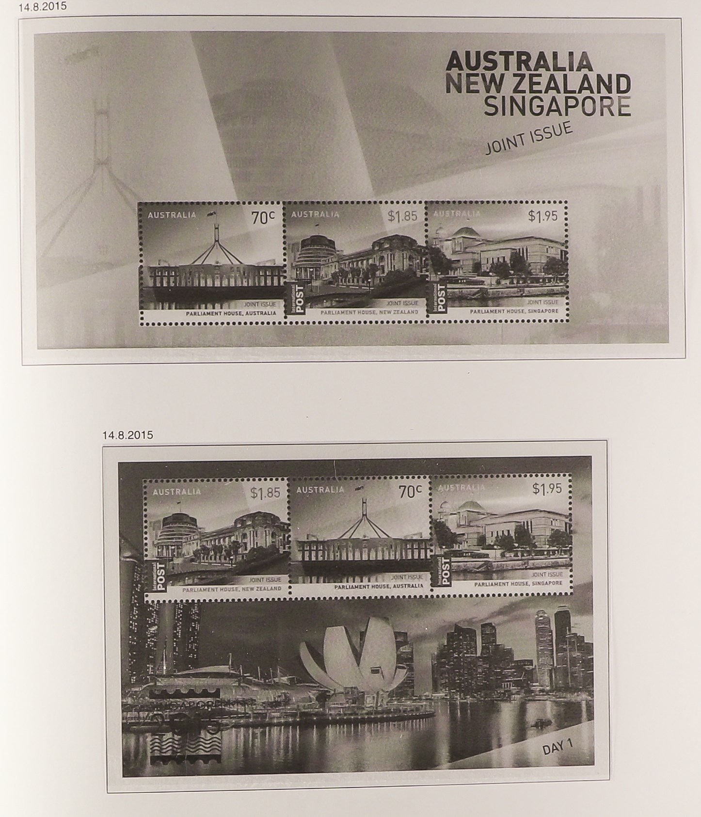 AUSTRALIA 1993 - 2015 HINGELESS DAVO ALBUM for miniature sheets and similar for Antarctic Territory. - Image 2 of 2