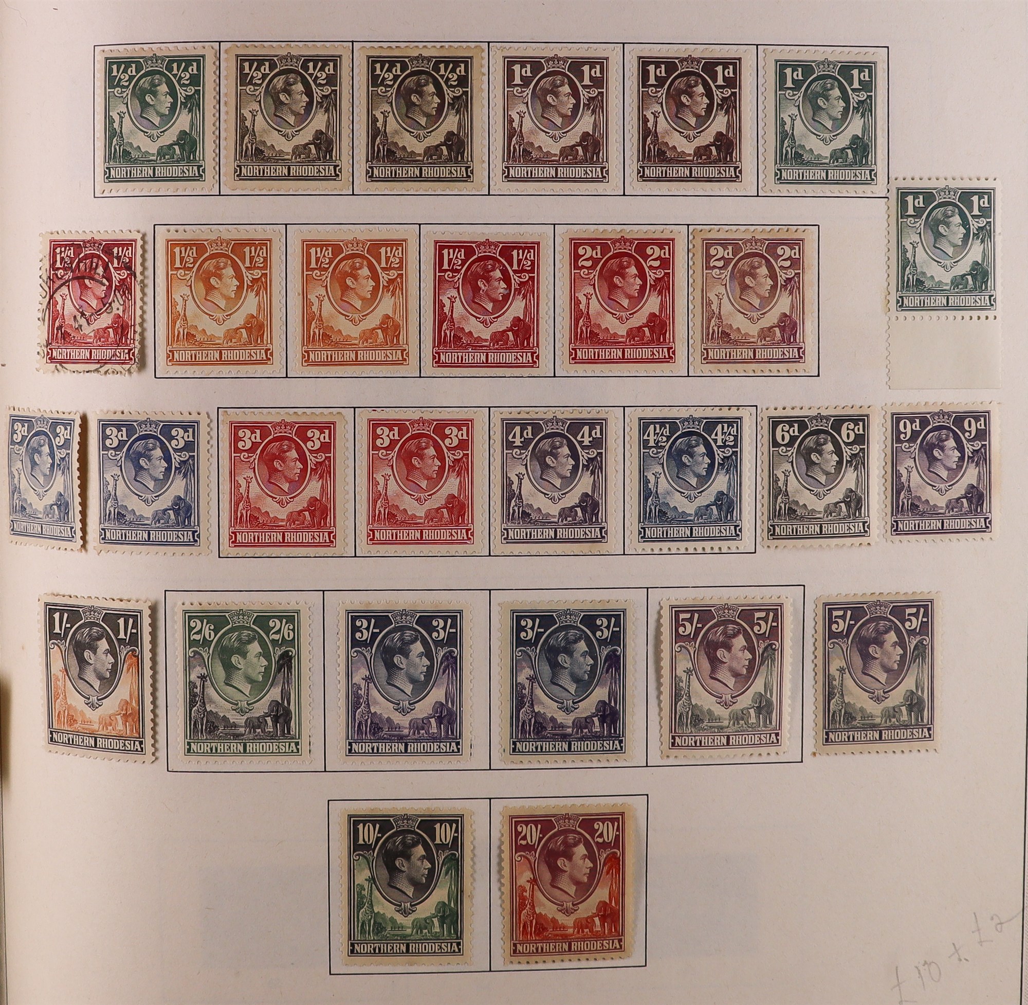COLLECTIONS & ACCUMULATIONS BRITISH AFRICA 19th Century to 1950's mint & used collection in Minkus - Image 23 of 41