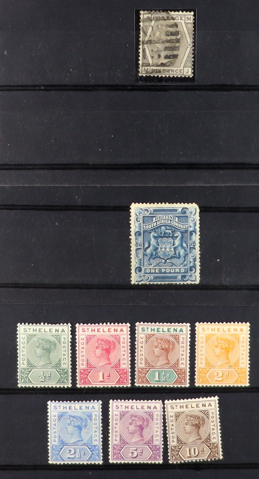 COLLECTIONS & ACCUMULATIONS BRITISH COMMONWEALTH 1887-1964 BETTER MINT ITEMS on stock cards, - Bild 3 aus 8