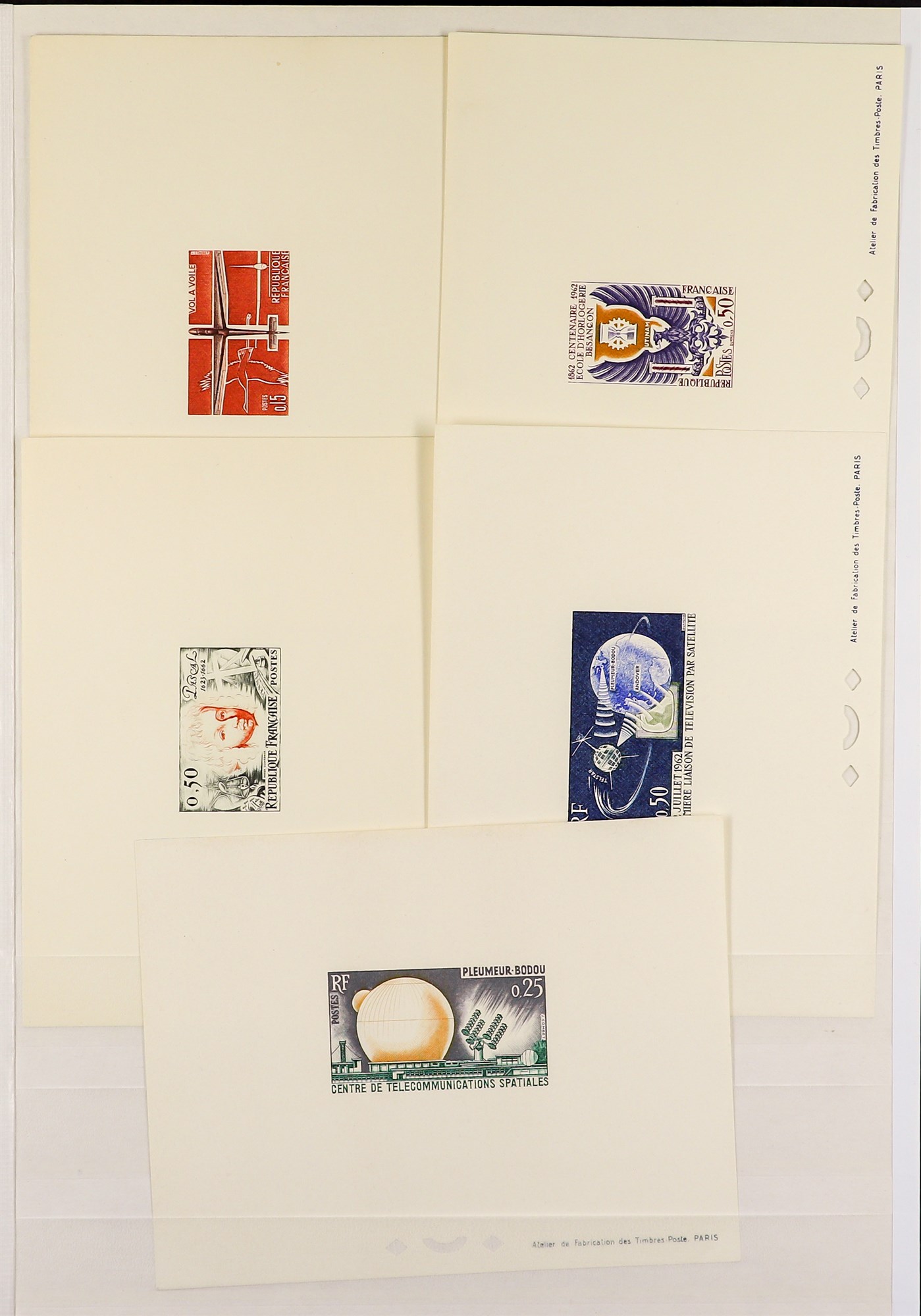 FRANCE 1960 - 1963 EPREUVES DE LUXE collection of 48 items incl 1960 Annexation of Nice and Savoy - Image 9 of 10