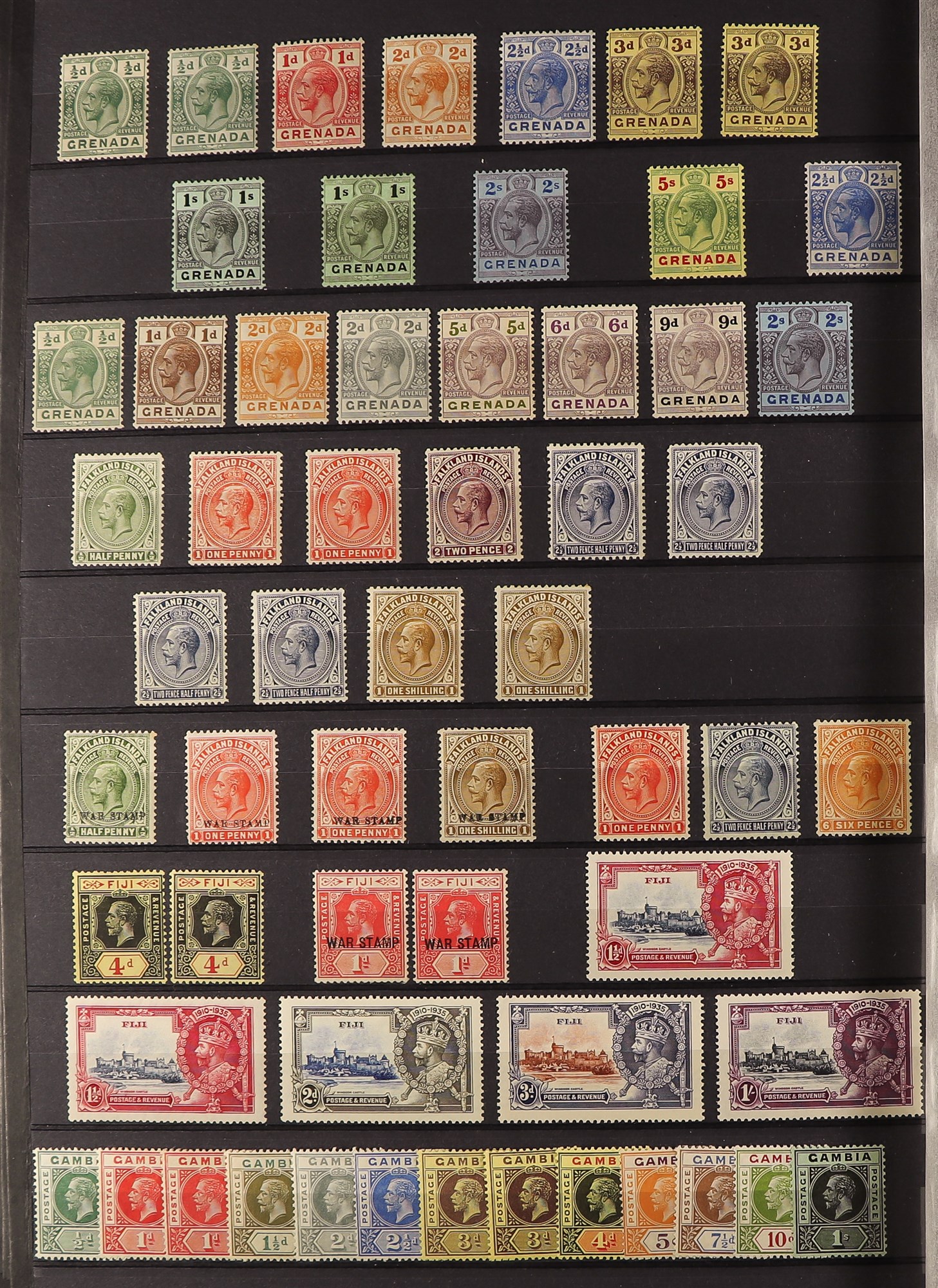 COLLECTIONS & ACCUMULATIONS COMMONWEALTH - KING GEORGE 5TH MINT COLLECTION of 750+ stamps on - Image 6 of 12