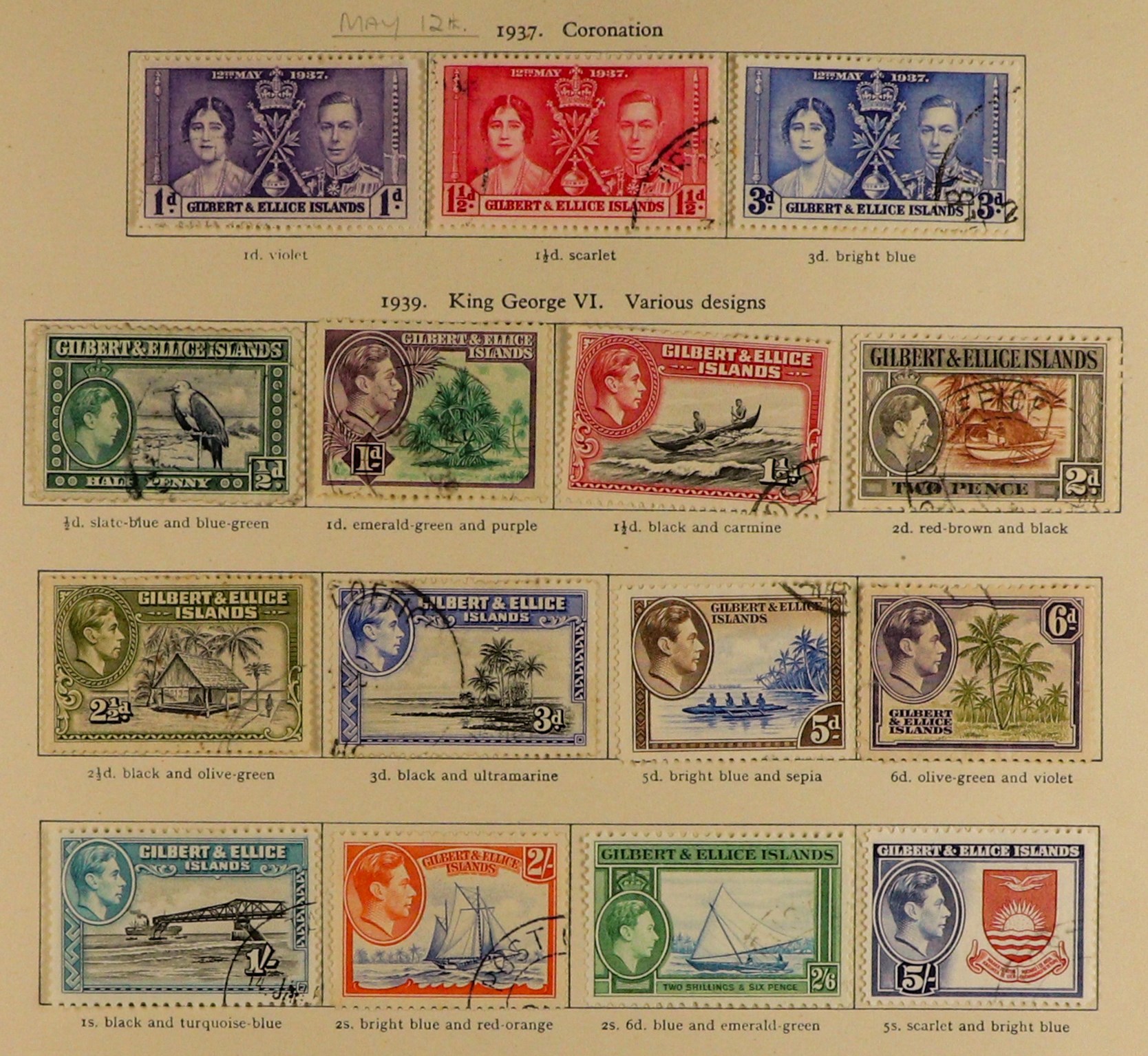 COLLECTIONS & ACCUMULATIONS COMMONWEALTH KING GEORGE VI VERY FINE USED COLLECTION in 3 well-filled - Image 14 of 48