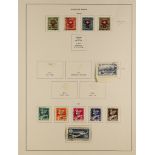 SWITZERLAND LEAGUE OF NATIONS 1922 - 1943 collection of 61 used stamps on album pages, note 1922-