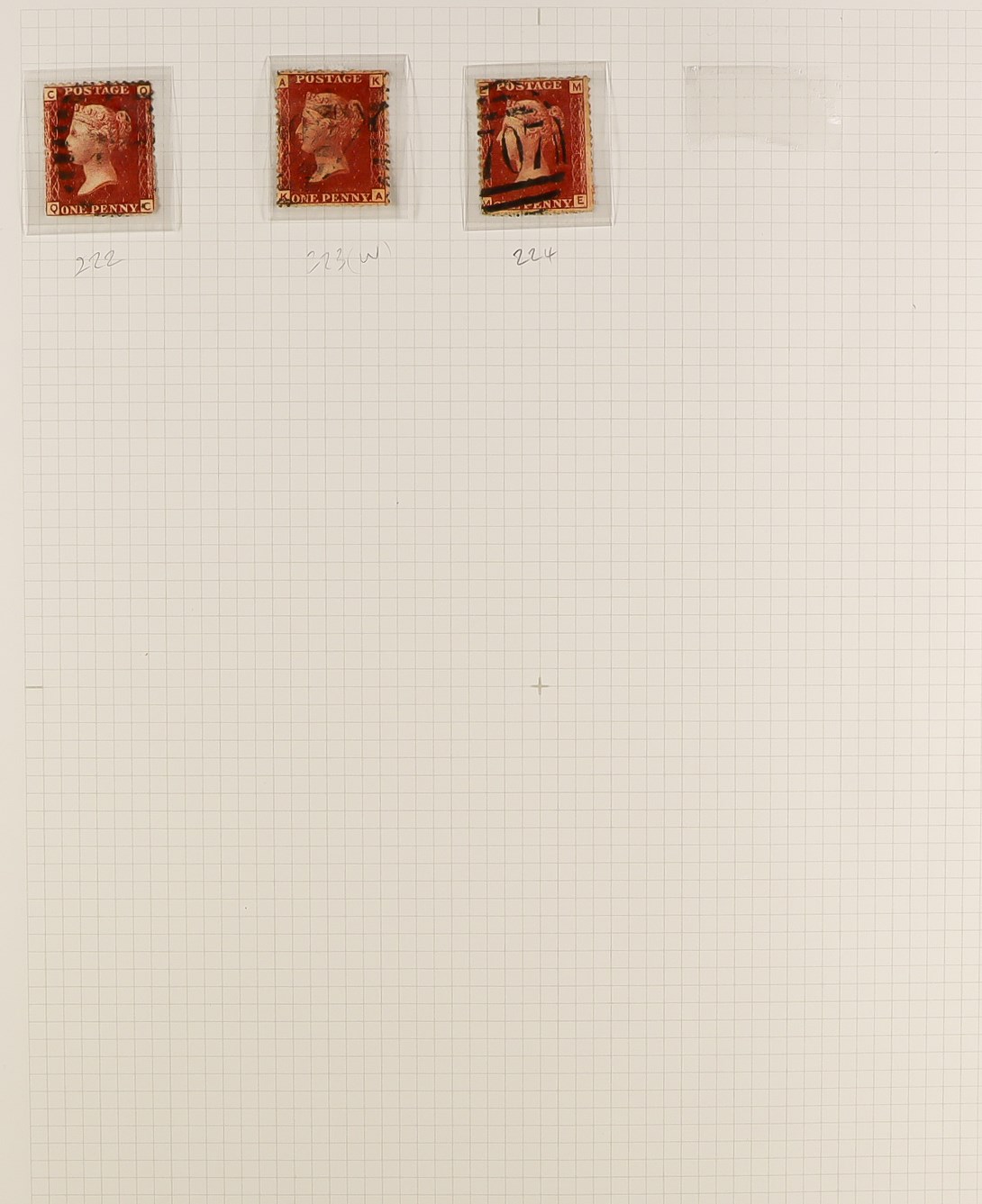 GB.QUEEN VICTORIA 1840-1870 LINE ENGRAVED ISSUES USED COLLECTION in hingeless mounts on pages, - Image 13 of 14