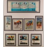 ISRAEL 1990-1999 COMPREHENSIVE NEVER HINGED MINT COLLECTION in hingeless album, all stamps with