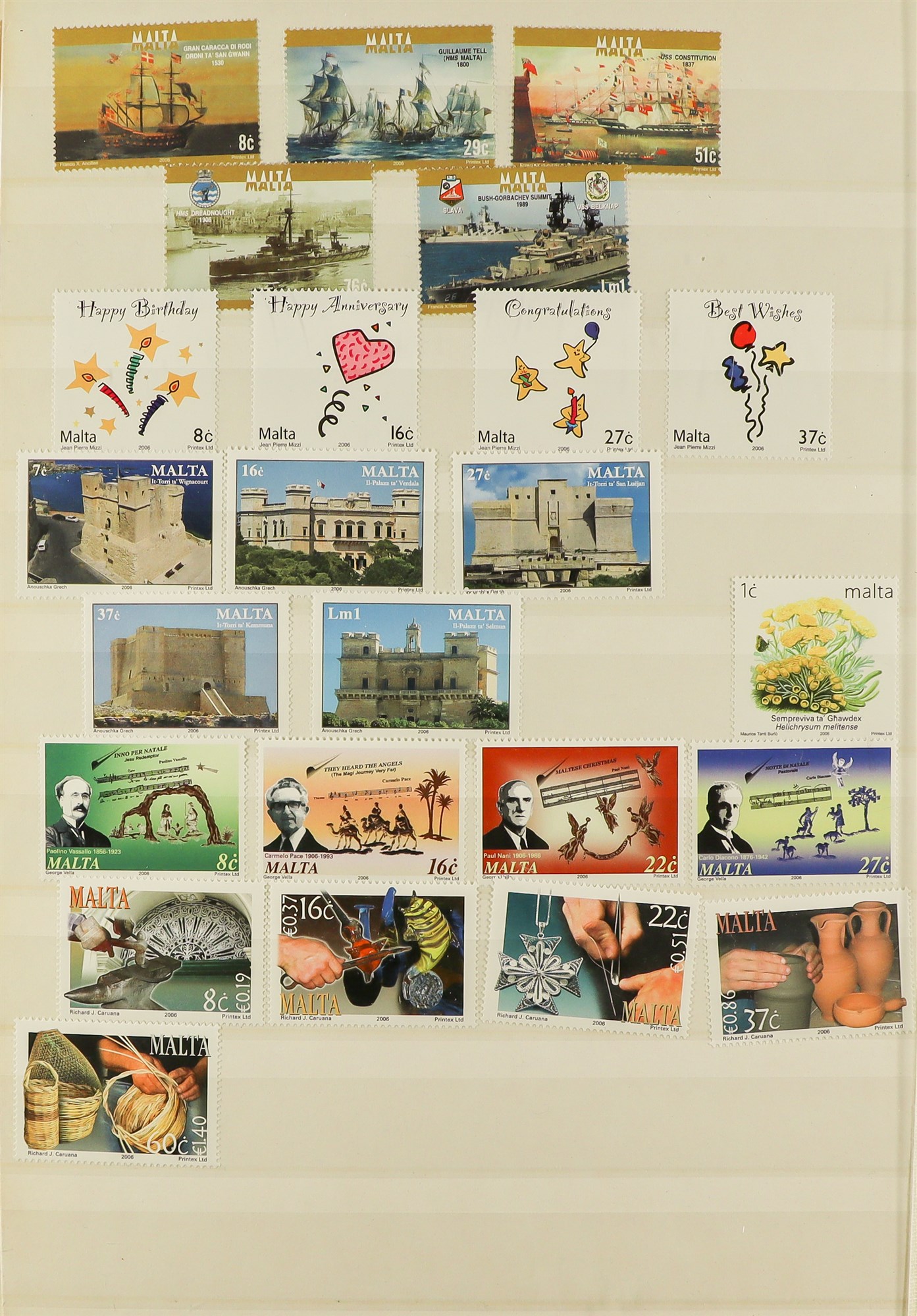 MALTA 1953 - 2013 NEVER HINGED MINT collection in 2 albums, appears complete for sets, miniature - Image 4 of 21