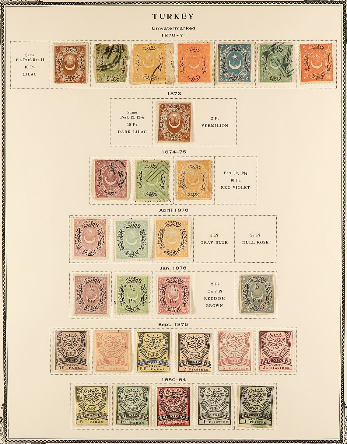 TURKEY 1863 - 1973 COLLECTION of approx. 1500 mint & used stamps in large 'Scott' Turkey album, note - Image 2 of 33